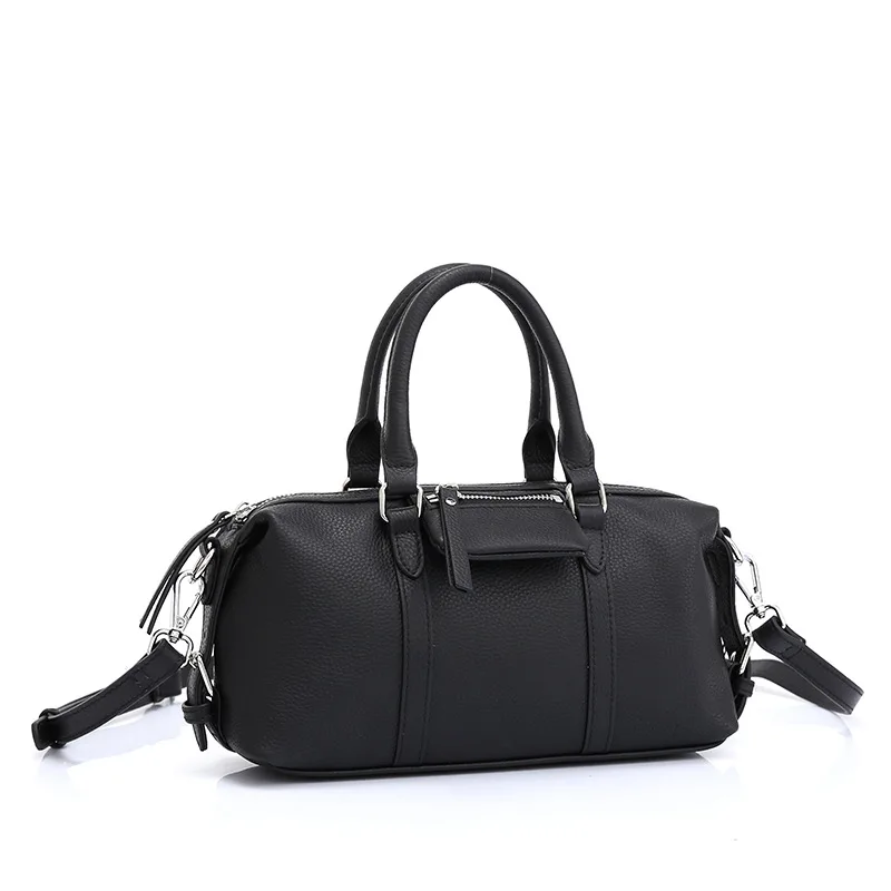 

New Fashion Women Genuine Leather Bag Simple Fashion Casual Totes Handbag Vintage Large Capacity Shoulder Female Messenger Bags