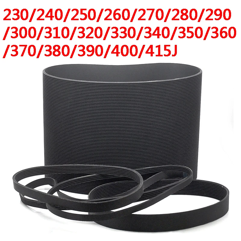 

230J 240/250/260/270/330/340/350/360/370/380/390/400/415J Rubber Multi - Wedge Belt Poly Rib Wedge Belts Transmission PJ Groove