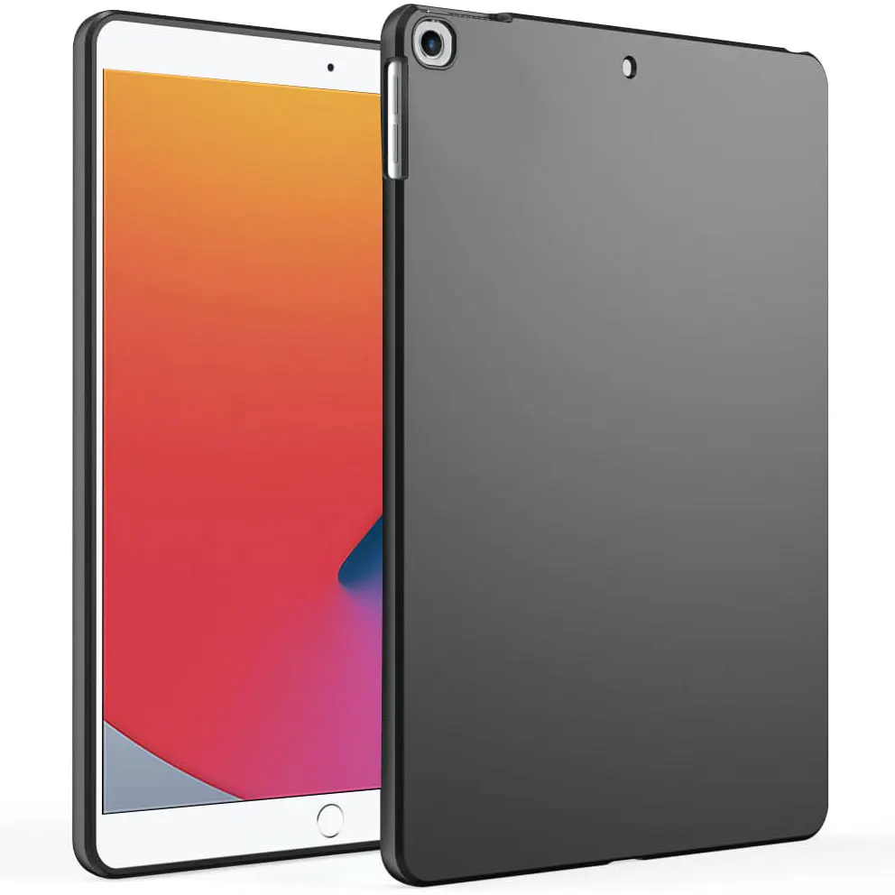 Sleek Black Shockproof Silicone Protective Tablet Case