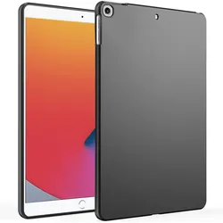 Sleek Black Shockproof Silicone Protective Tablet Case (iPad 10.2 8th 2020)