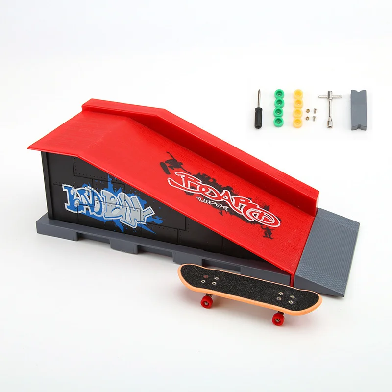 Kit 4 Skate De Dedo Mini Fingerboard C/ Acessórios Tech Deck