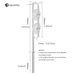 CO2 Diffuser and Bubble Counter for Aquariums - Enhance Fish Tank Health and Water Quality (Hanging kit)