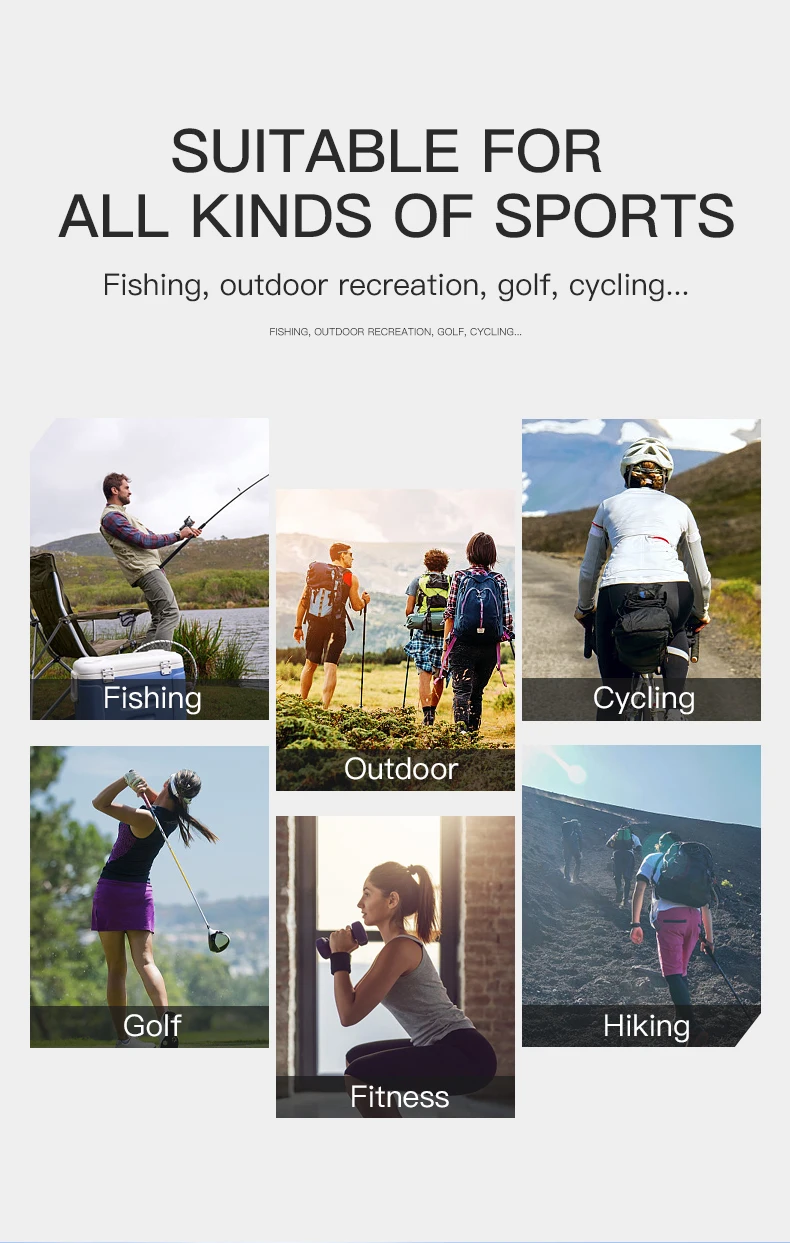 Description Picture 3 of itemOutdoor Fishing Gloves Half Finger Men Women Anti-slip UV Wear Protection Sports Boating Fish Equipment Angling Sailing Gloves