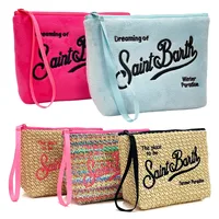 Nouveau Sac à Main de Qualité Tendance, Pochette Européenne et Américaine, Sac à Main Femme en Toile Imprimé Léopard, Sac de Plongée, Portefeuille Zéro 1