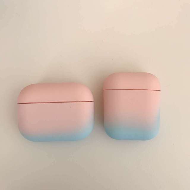 gradient rock sand matte suitable for Airpodspro protective sleeve hard shell bluetooth headset sleeve