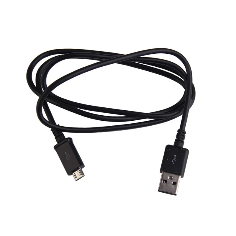 Cable de carga de sincronización de datos de PVC blanco/negro de velocidad de carga rápida Micro USB de 80cm para Samsung Galaxy S2 S3 S4 accesorios para teléfono móvil