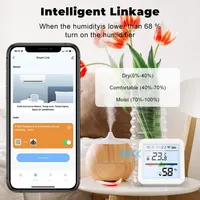 WiFi Temperature Humidity Sensor Tuya Smart Life App Backlight Hygrometer Thermometer Sensor Support Alexa Google Home Assistant - Image 6