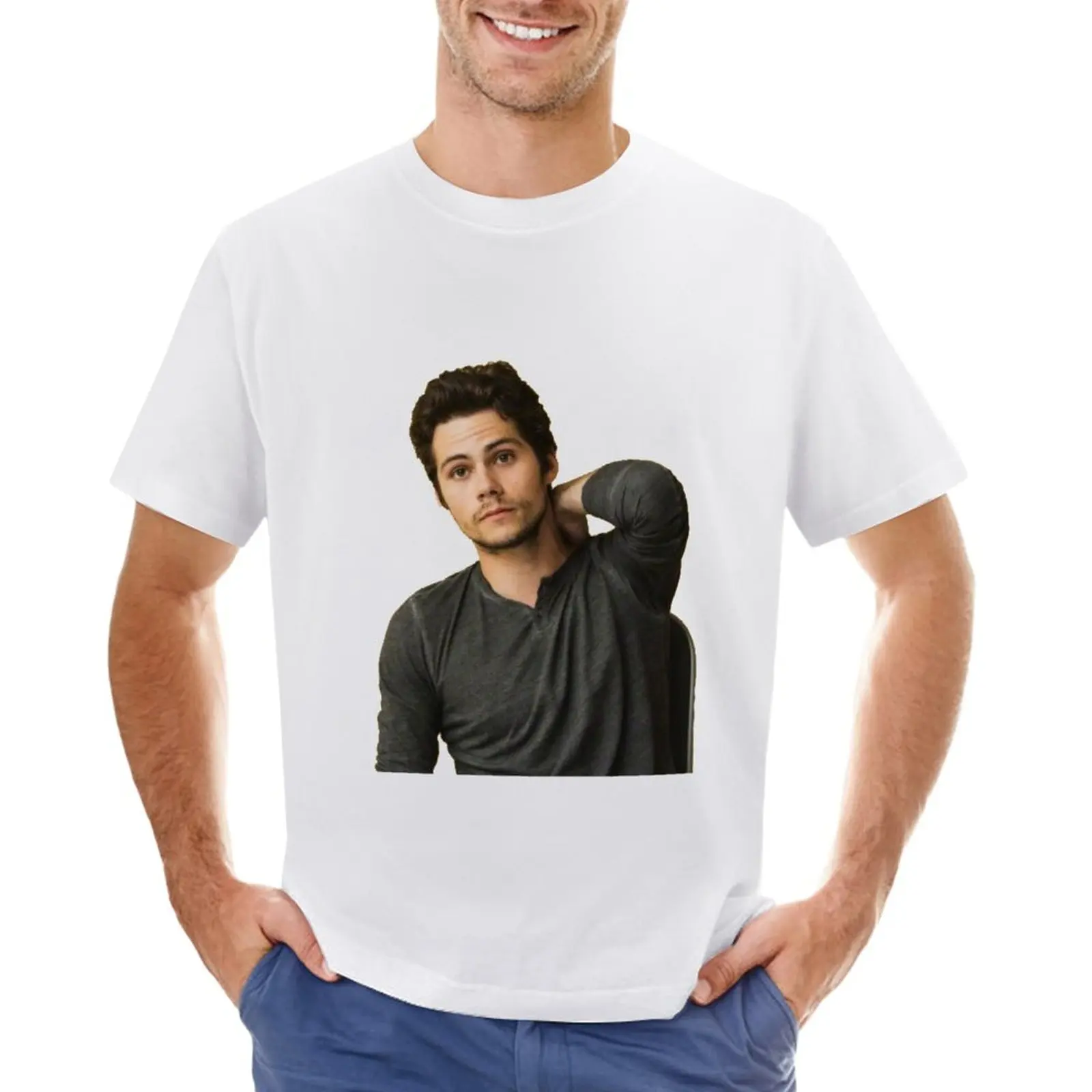 

Dylan O'Brien T-Shirt korean fashion Short sleeve tee mens clothes