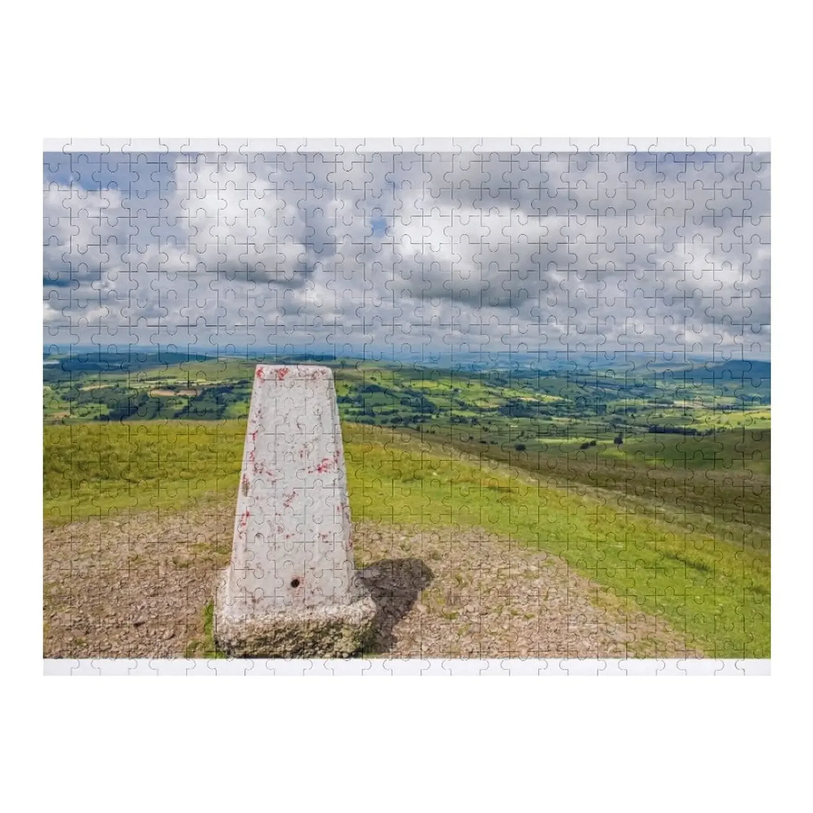 The view from Winder Howgill Fells Cumbria Jigsaw Puzzle Wooden Boxes Wood Name Personalized Gift Ideas Toys For Children Puzzle car children rearview mirror 360° adjustable inside rear seat mirror for baby safety seat back rear view auxiliary convex mirror