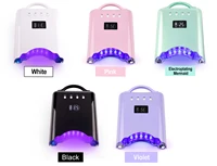 78W Cordless UV LED Nail Lamp Pro Cure Gel Rechargeable Battery Gradient Shell Nail Dryer For Curing Polish Light Wireless 2