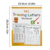 Tracing Letters A-Z Uppercase and Lowercase Writing and Coloring Workbook Preschool English Learning Montessori 6