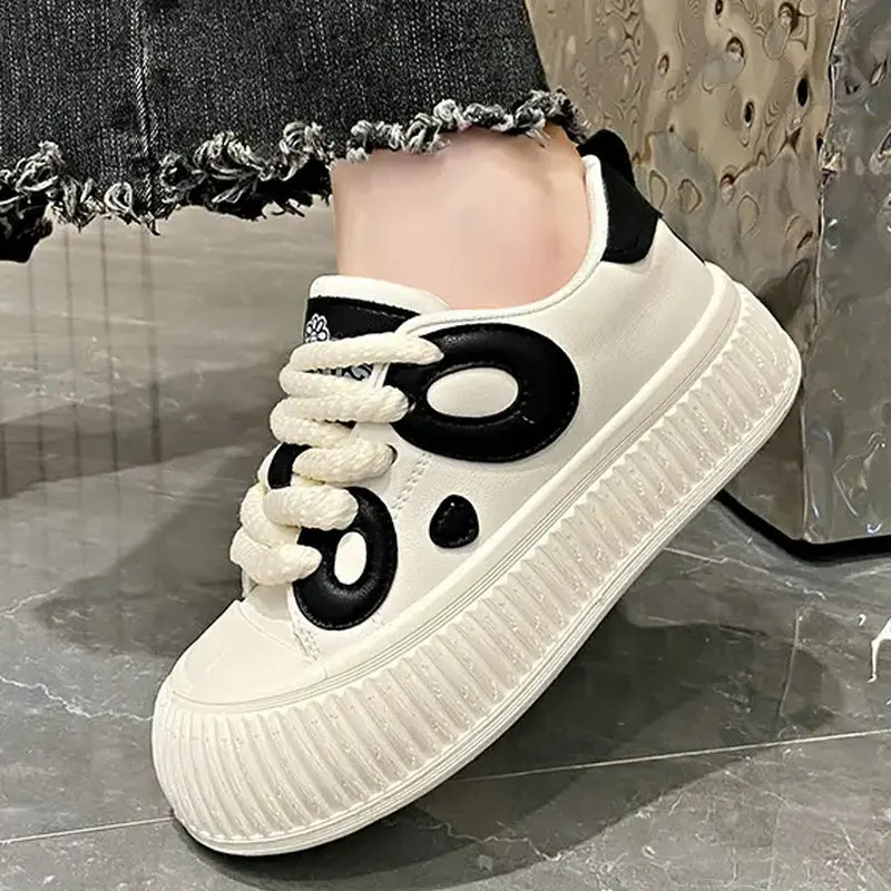 

Luxury Platform Sneaker Women Vulcanized Shoes Fashion Lace Up Sport Shoes Female Trend Casual Sneaker Shoes Zapatillas De Mujer