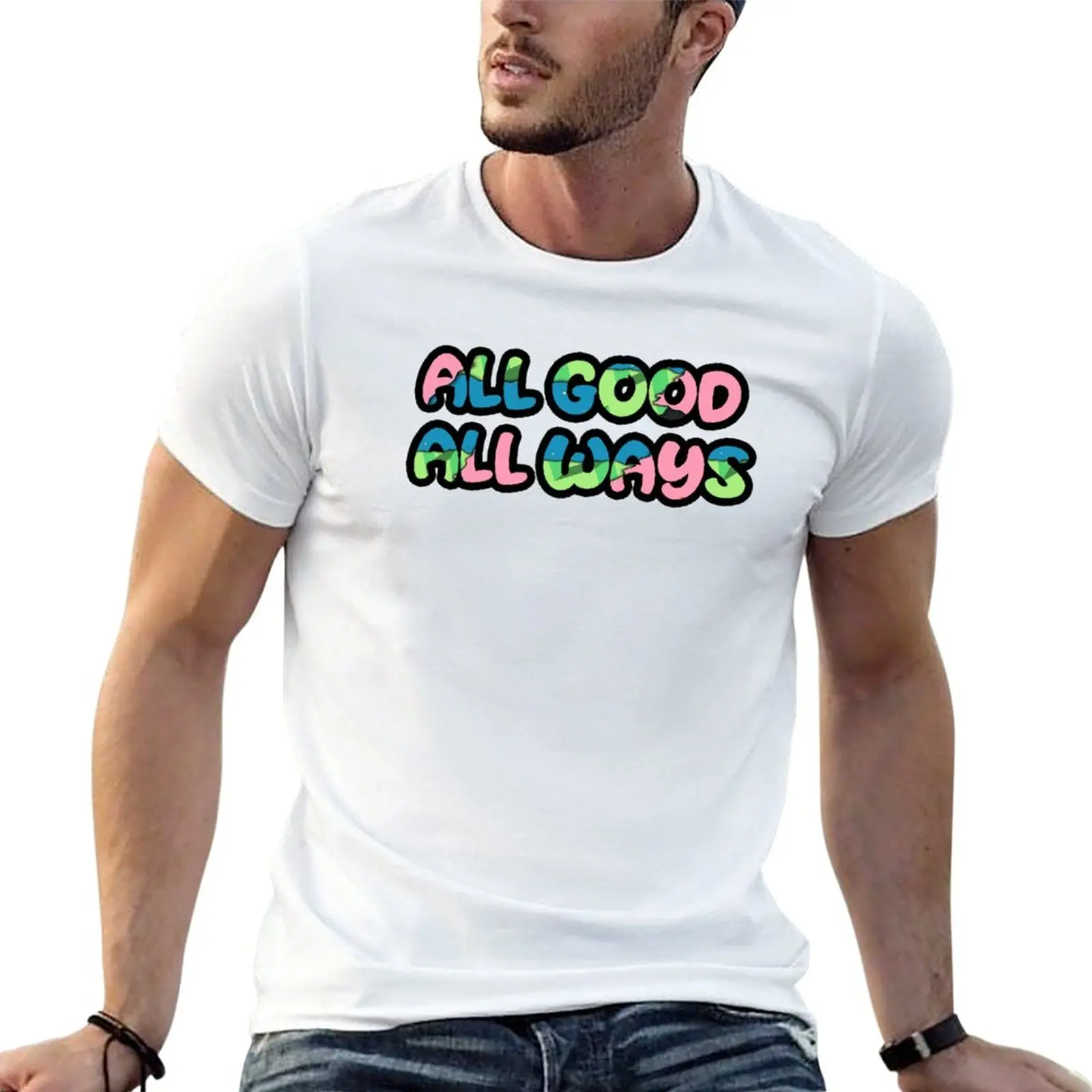 New All Good All Ways - Daniel Ricciardo Casco T-Shirt Moda Coreana Estate Top Frutta Del Telaio Magliette Da Uomo