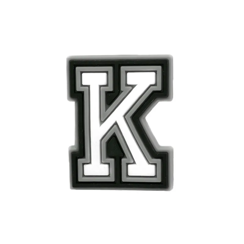 Wholesale PVC Shoe Accessories - White Letter Name Badges for Clogs, Pins, and Decorations