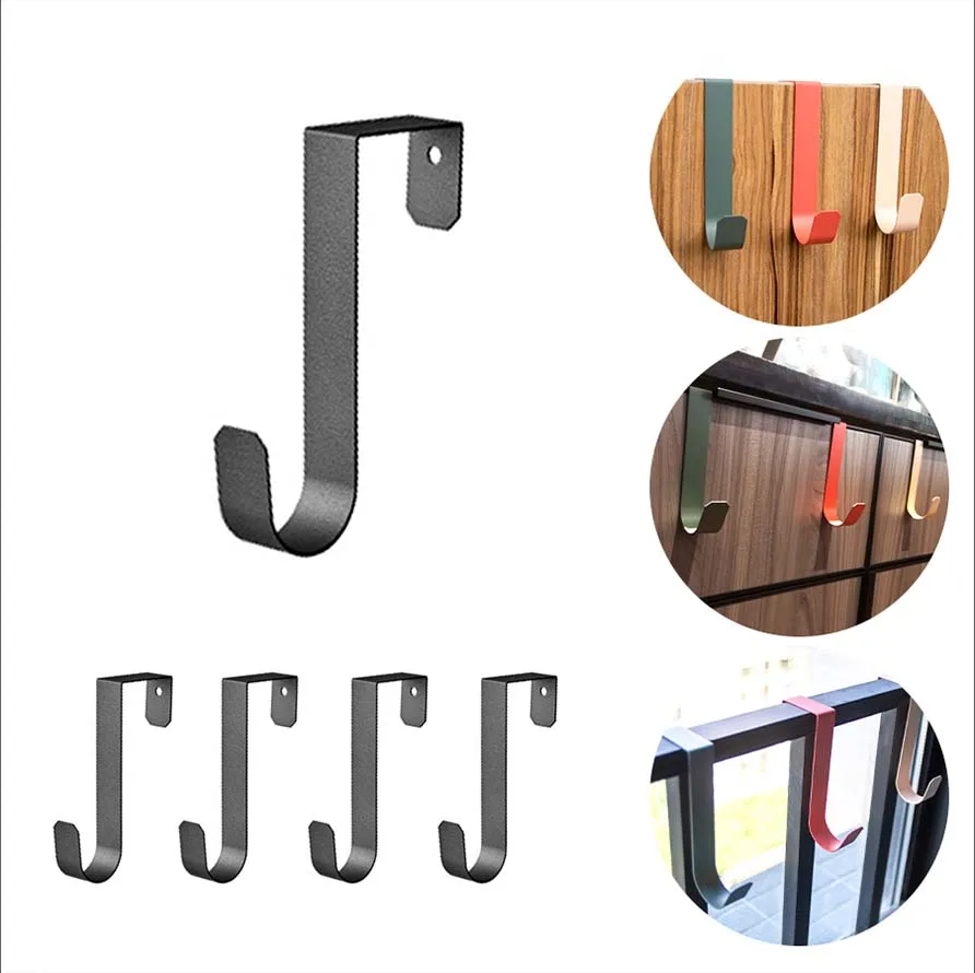 2 PCS Simple Scandinavian style Door Hooks, Suitable for living room, bedroom, bathroom,Hanging Clothes, Towels, Coats, Bags