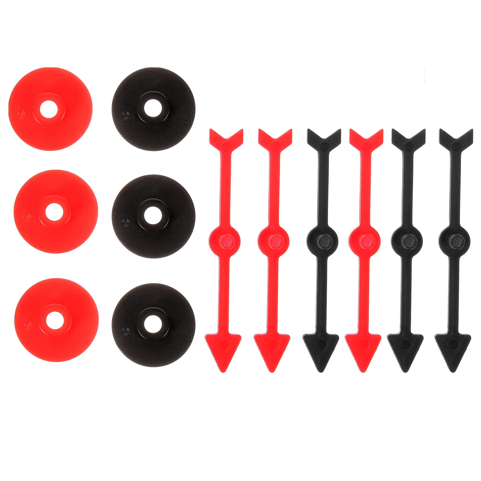 6 Pcs Rotating Plastic Pointer Digital Turntable DIY Accessories Arrows Spinners Replacement Lottery Wheel Game Child