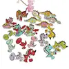 50pcs Mixed Style dinosaur Buttons For Handmade wooden buttons Craft Fit Sewing And Scrapbooking Accessories 2 Holes 1