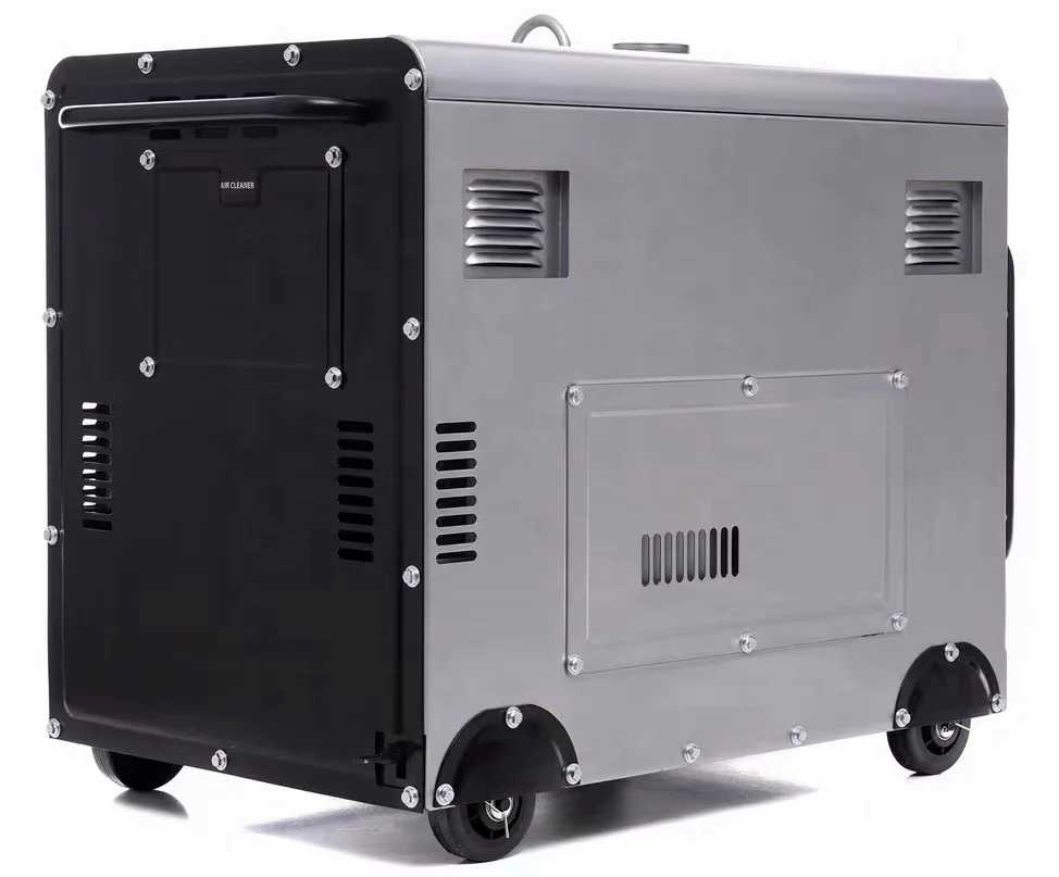 Super Silent 8KW 6KW 5KW Diesel Generator with All Copper 12V Electric Start 220V/400V/380V/110V 1500rpm 50/60Hz Silent ATS
