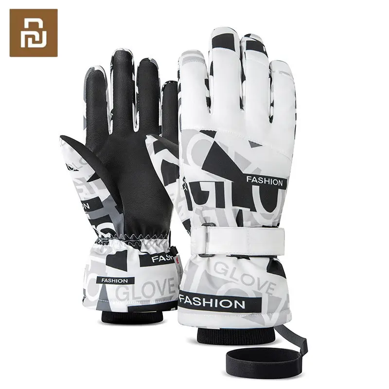 

Youpin Ski Gloves Men Women Winter Warm Windproof Waterproof Touch-Screen Fleece Non-slip Snowboard Outdoor Snow Skiing Gloves