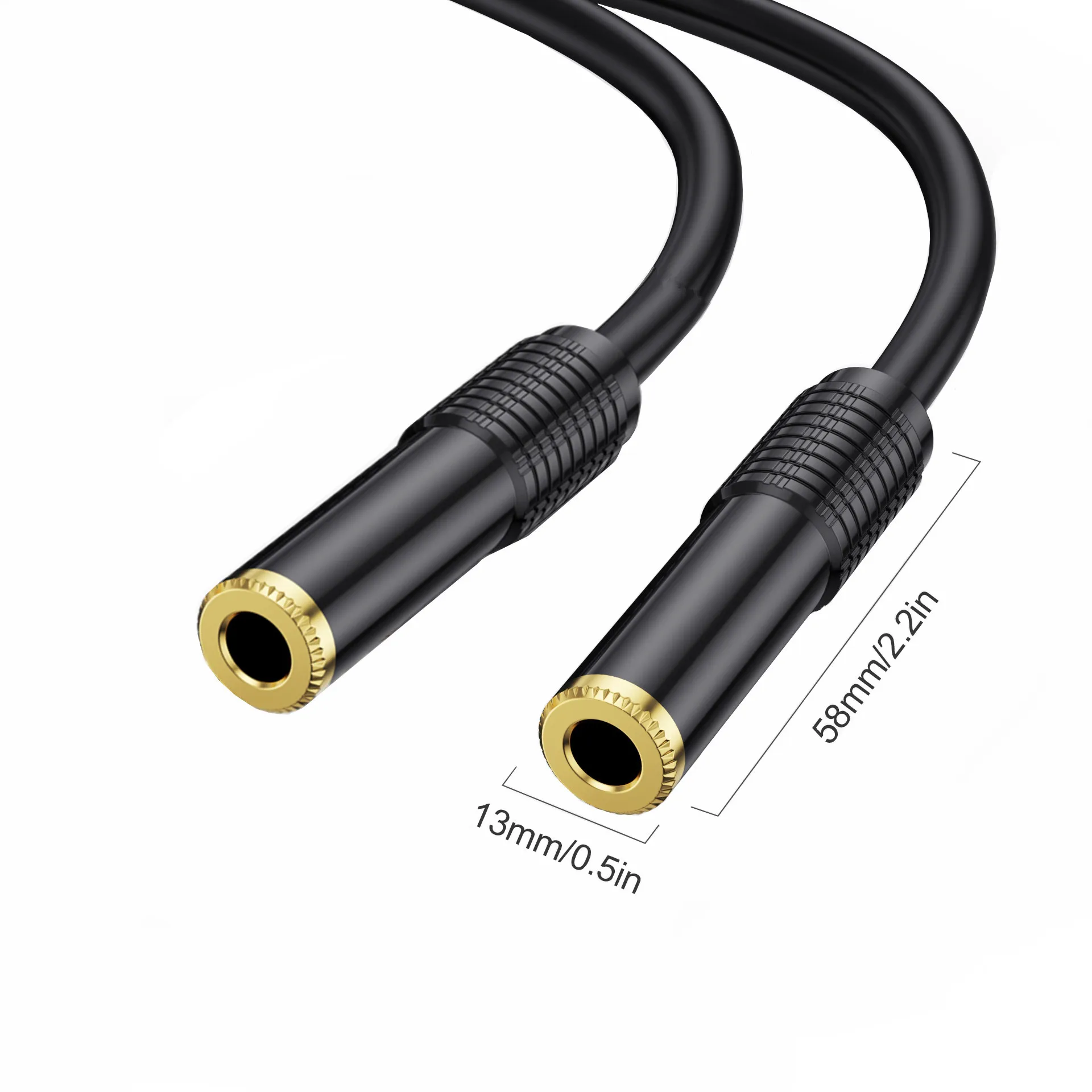 TRS ׷  TS    ͽټ ̺, 6.35mm -6.35mm  , 1/4 ġ ͽټ ̺, 6.5mm