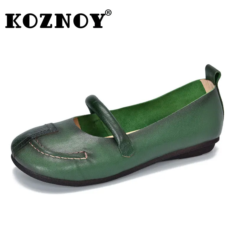 

Мокасины женские из натуральной коровьей кожи, 1 см, без застежки