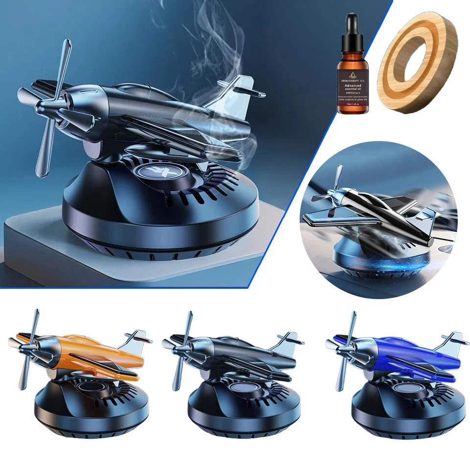 Diffuser Prop New Solar Car Air Freshener Helicopter Car Ornaments Accessories ...
