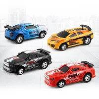 1:45 Cans Rc Car Mini Racing Car Remote Control Electric High Speed Vehicle Model Toys Micro Racing Toy Gift Collection for Boys 2