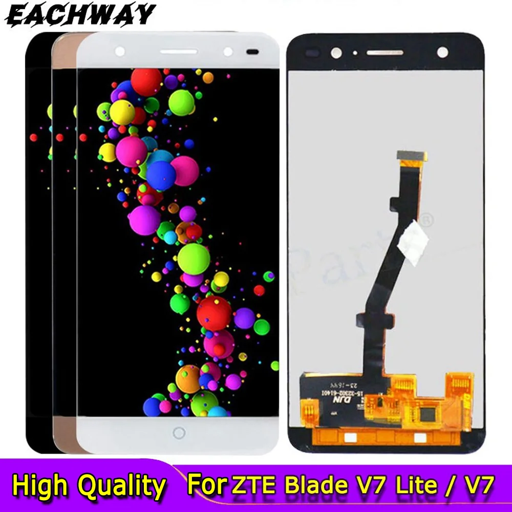 

100% Original LCD 5.0" ZTE Blade V7 Lite LCD ZTE V7 Display Touch Screen Digitizer Assembly Replacement Parts ZTE V6 Plus LCD