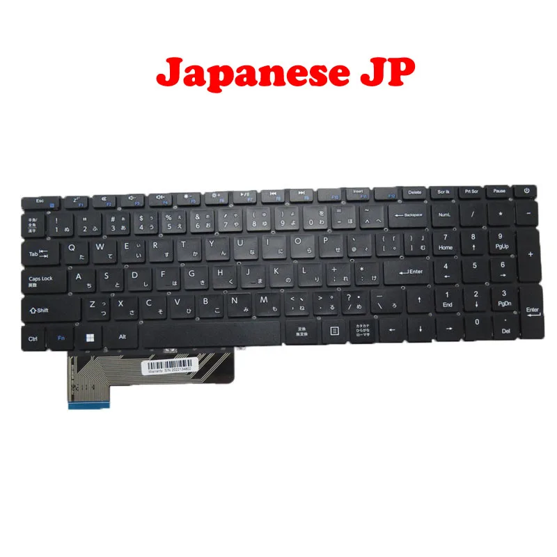 Teclado Inglês para Gateway Gwtn1561 Gwtn156-1rg Gwtn1564 Gwtn156-4bk Gwtn156-4bl 4gr 4pr Gwtn1565 Gwtn156-5bl 5bk 5gr 5pr - Imagem 3