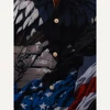 American Flag Print Veteran Men's Short Sleeve Shirt Fighting Eagle Comrade Party Wear Oversized Top 4