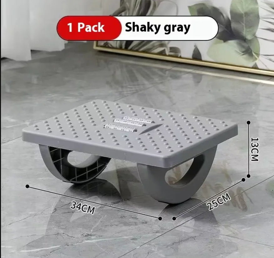 מנוחת רגל תחתונה ארגונומית עם גלגלי מסאג' - כסא רגל נייד לבית ולמשרד