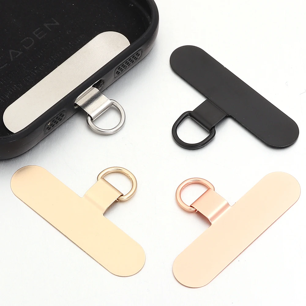 5-Piece Universal Stainless Steel Phone Tether Lanyard Set
