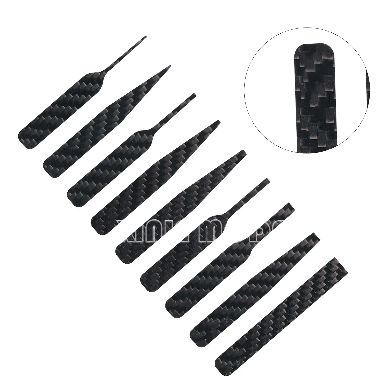 DSPIAE CFB-S01 CFB-S02 CFB-S03 불규칙한 탄소 섬유 샌딩 막대, 검정색 무광택 도구, 군용 모델 만들기 도구 DIY