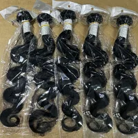 40 pouces tissage cheveux humains 3 4 faisceaux couleur naturelle vierge faisceaux double trame extension de cheveux bruts birmans brésiliens femme Body Wave Human Hair Bundles 1