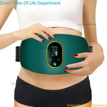 Electric Abdominal Massage Belt Slimming Machine - Anti-Cellulite Body Massager for Women, Belly Fat Burner & Fat Removal Device