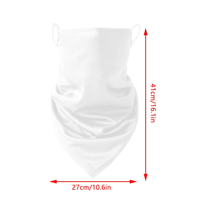 Face Neck Gaiter Hanging Protection Bandana Face Cover Neck Gaiter For Summer Cycling