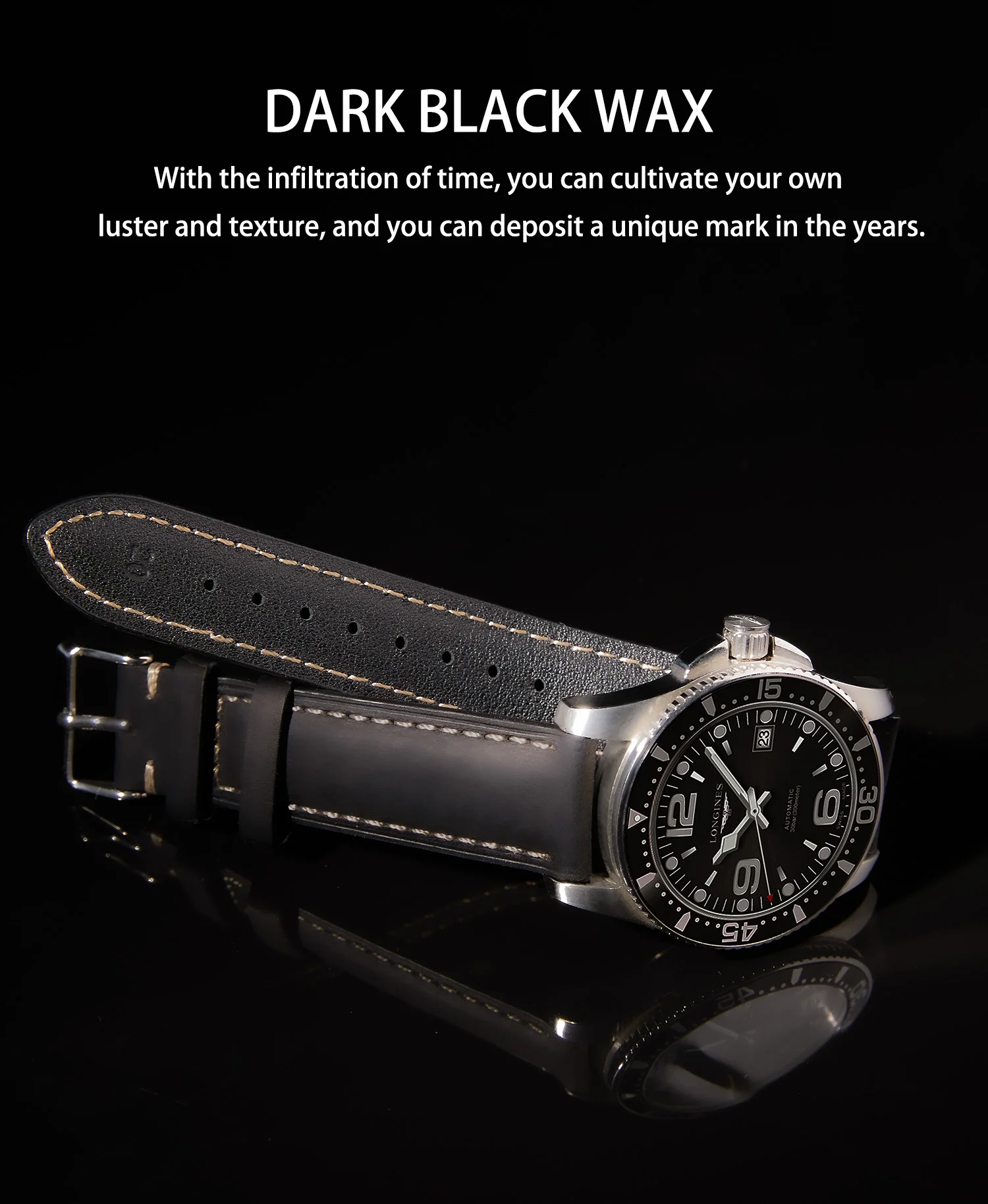 Premium Waxed Vintage Genuine Leather Watch Strap - Quick Release, Top Grain, Multiple Sizes Available