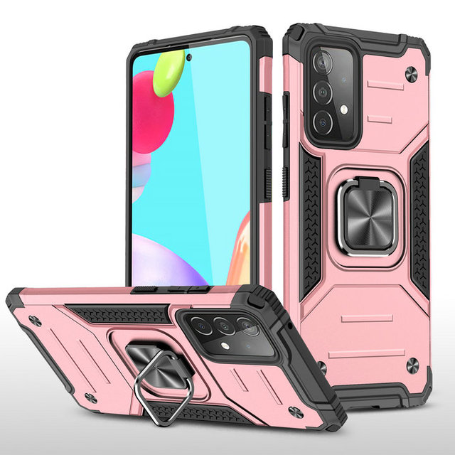 13 73 A23 4G Shockproof Case Bumper for Samsung Galaxy A52 Case Ring Panel A33 A12 A22S A 52 S A03 72 32 A52S 5G Phone Cover