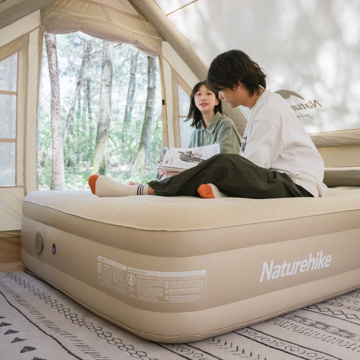 Naturehike エアーマット エアベッド 屋外用 軽量 アウトドアキャンプ