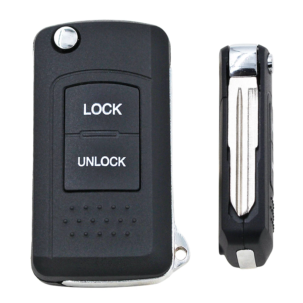 YOUBBA 2B Modified Flip Folding Key Shell For Mitsubishi Lancer Outlander Pajero V73 Galant with MIT8 Left MIT11 Right Blade