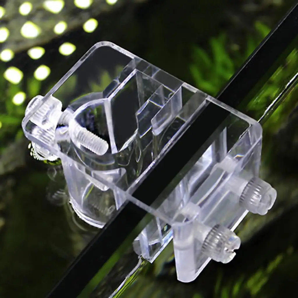1 Set Clear Acrylic Aquarium Reef Tank Pipe Tube Holder Clip 1 Set Clear Acrylic Aquarium Reef Tank Pipe Tube Holder Clip