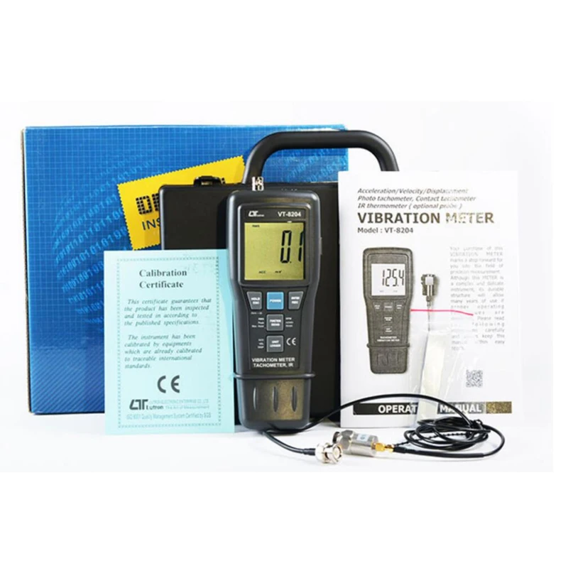 LUTRON VT-8204 VT8204 Digital Vibration Tester Tachometer