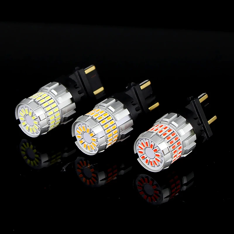 IBLUON 2x LED feux de jour DRL ampoule lampe 3157 P27/7W T25 Canbus, adapté pour Jeep Compass Grand Cherokee 2011-2016