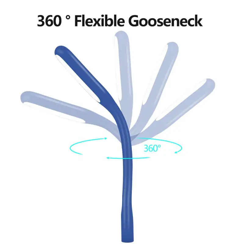 Portable USB LED Mini Book Light for Laptop Notebook PC Computer