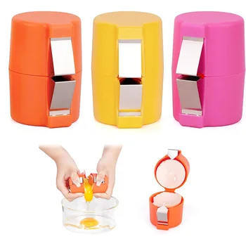 Portable Egg Opening Machine Handheld Raw Egg Cracker Quick Egg Beater Separator Kitchen Baking Gadgets for Cooking Camping