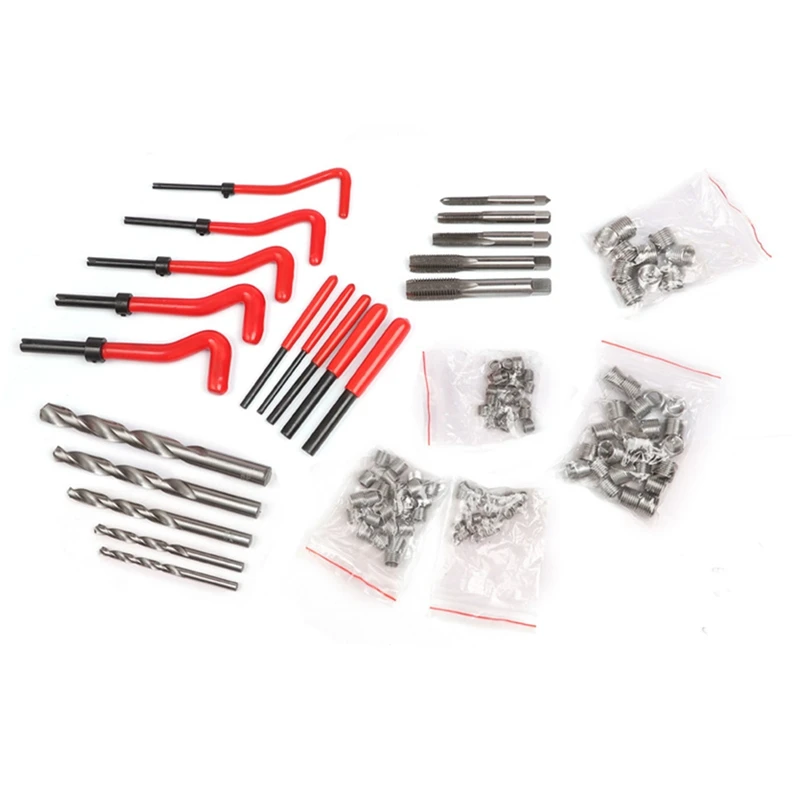 

Thread Repair Tool 131Pcs For Restoring Damaged Thread Spanner Wrench Twist Drill Bit Hand Tool