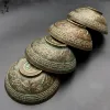 Antique Collection Of Qing Dynasty Dragon And Phoenix Auspicious Bronze Bowl Ornaments 1