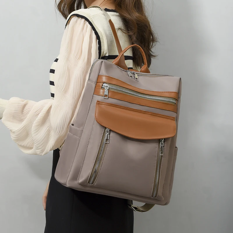 

Bags for Women 2023 High Quality Large Capacity Backpack Fashion Nylon Leisure Bag New Versatile Handbag Waterproof Couple Bag