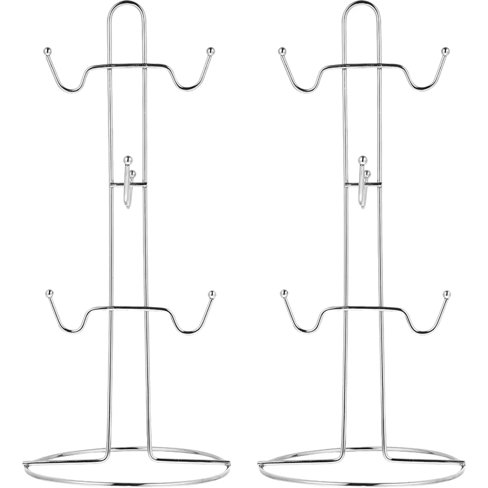 

2Pcs Coffee Mug Tree Hanger Stand Coffee Cup Holder for Home Office Cafe Shops