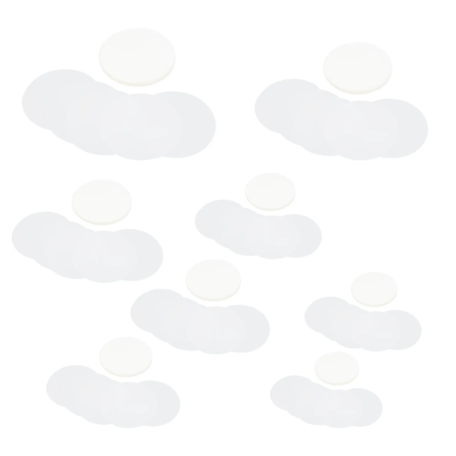 Transparent Film Covers Badge Film PVC Material Pattern Wide Application Transparent Badge Protective badge parts